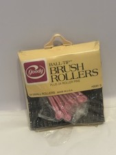 Vintage GOODY Ball-Top Brush Rollers Plus 24 Roller Pins