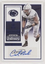 2016 Panini Contenders Draft Picks College Ticket Blue Foil Carl Nassib Auto qw7