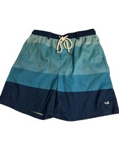 Southern Marsh Swim Trunks Boy's Harbour Horizonal Stripe Shorts, Large GUC