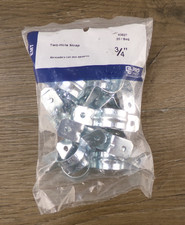 EMT 2-Hole Straps 3/4 Click On  Steel Conduit...