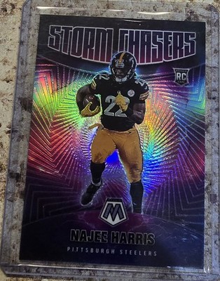 2021 Mosaic Storm Chasers Najee Harris RC SSP Case Hit Pittsburgh Steelers
