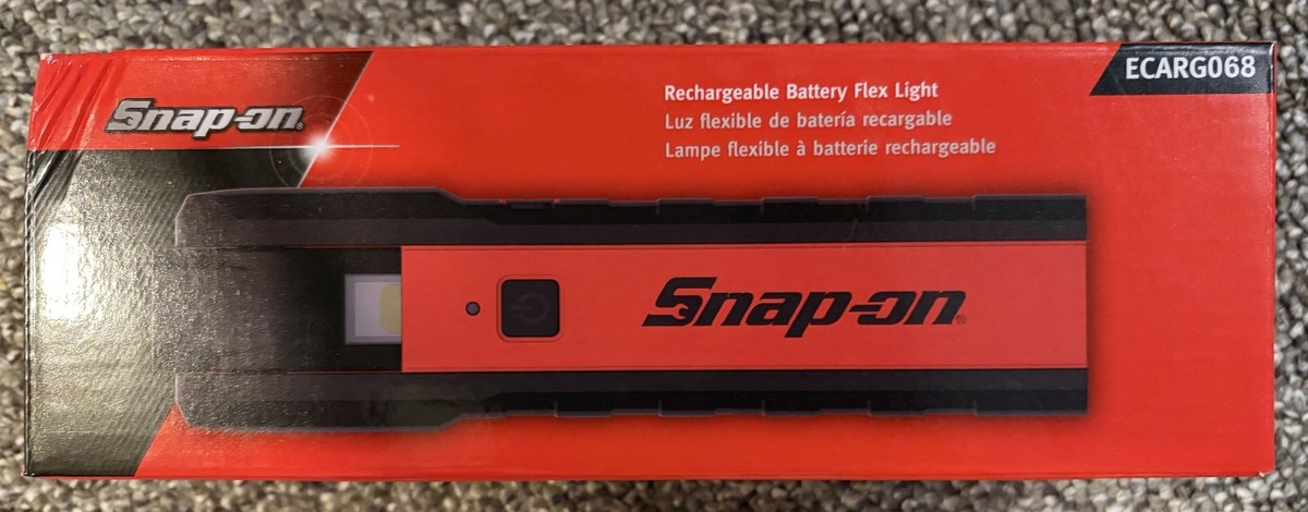 NEW SNAP ON ECARG068 600 Lumen Rechargeable Battery Flex Light