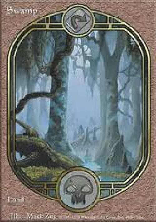 MTG English Swamp NM Normal Unglued