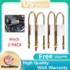 4 Drop With U-bolts Hardware Leaf Spring Lowering Block Kits New Universal