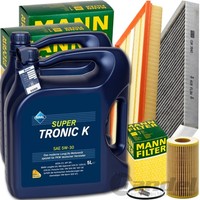 Mann INSPEKTIONSPAKET+10L Aral 5W-30 MotorÖL Passend FüR Mercedes Vito W639 Cdi