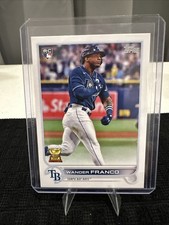 2022 Topps Series 1 Base #215 Wander Franco Tampa Bay Rays RC Rookie Card. rookie card picture