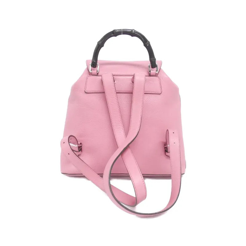 Gucci Backpack Leather Silver - image 2