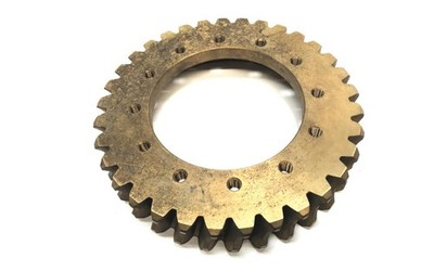 Unbranded 33 Teeth Approx 4.922 ID x 8-1/2'' OD Worm Wheel 0394939 116 USED