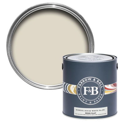 Farrow & Ball No.291 School House White Dead Flat Wand- und Universalfarbe