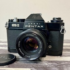 PENTAX ES SLR 35mm Film Camera w/ SMC Takumar 55mm F1.8 Lens From Japan