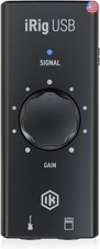 IK Multimedia iRig USB Guitar Audio Interface - 24-bit 48 kHz Music Recording