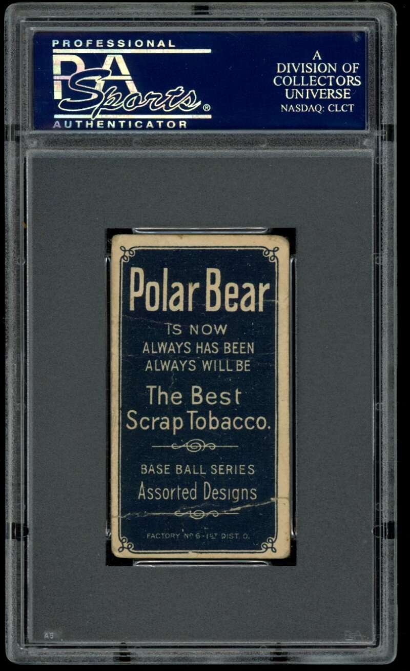 1910 T206 #97 Ty Cobb PSA 1 Tigers Bat off Shoulder Polar Bear  (6906) view 2