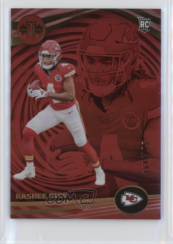 2023 Panini Illusions Red 164/175 Rashee Rice #56 1tv8
