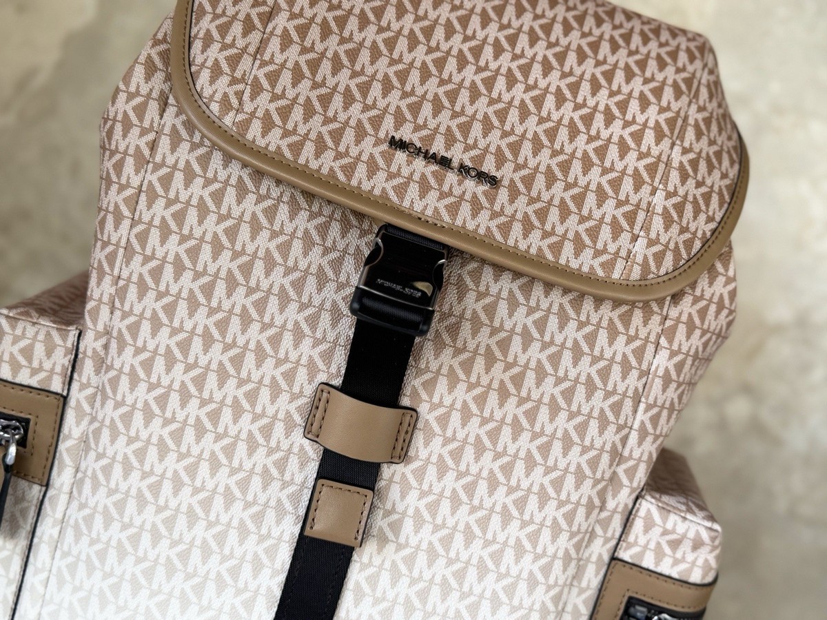 Lightly used Michael kors womens cargo backpack Made for everyday The KHAI nylon cargo backpack is your new  main image 2