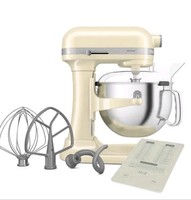 Food Mixer by KitchenAid - 5.6L, Cream, Bowl-Lift, Heavy Duty Design, Pro Style