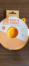 Krumbs Kitchen Essentials Grip And Twist Silicone Jar Opener Orange Set Of 2