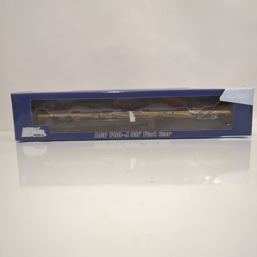Remolque plano para vagones tren BLMA Models HO ACF F89-J 89' JTTX 601195 51035 | Zustand: Used