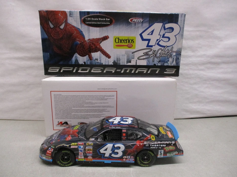 2007 Action Bobby Labonte #43 Spiderman 3 1/24 - Image 2 of 3