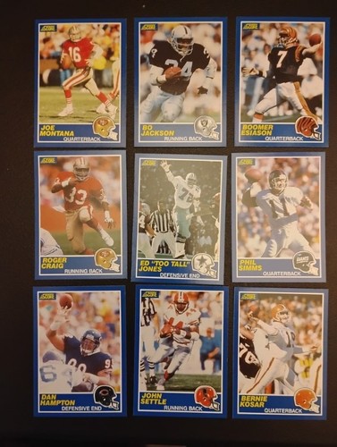 Cornelius Bennett #61 1989 Panini Score card