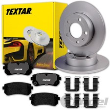 TEXTAR BREMSSCHEIBEN + BELÄGE HINTEN passend für KIA SPORTAGE SL Bj. 2010 - 2015
