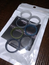 Thunderfit Born Victorious Flexible Mens Silicone Wedding Ring 7 Pack - SIZE 16