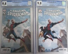 AMAZING SPIDER-MAN #25 CGC 9.8 1:100 & 2ND PTG 1:25 JOHN ROMITA JR 🔥🔥🔥