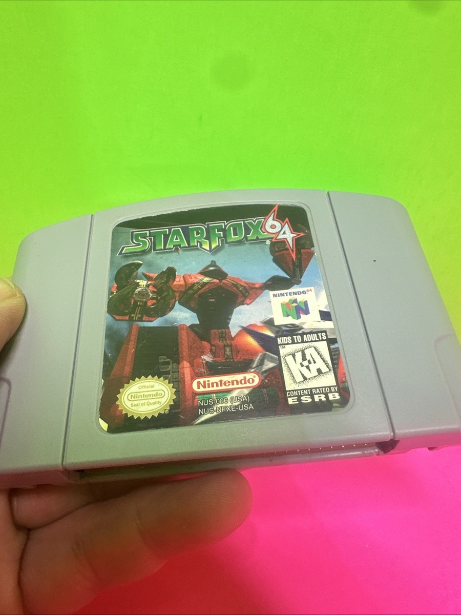 Star Fox 64 (Nintendo 64, 1997)*Authentic*Tested&Cleaned L@@K