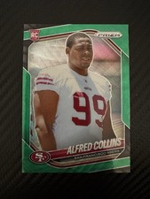2025 Panini Prizm - Alfred Collins #388 - Green Wave Prizm - 49ers (RC)