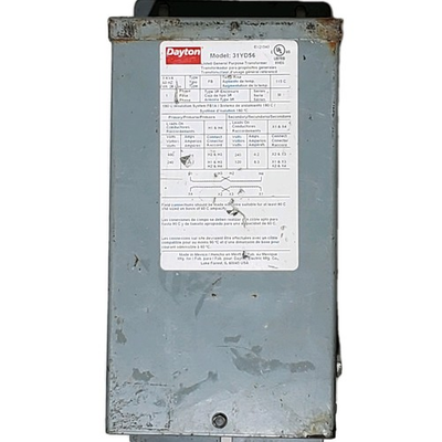 #ad Dayton Listed General Purpose Transformer 31YD56 Type 3 Enclosure 60 Hz Series M $69.99