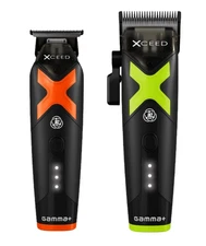 Gamma XCEED IN2 Vector Motor Cordless Clipper + Trimmer COMBO Set - BRAND NEW