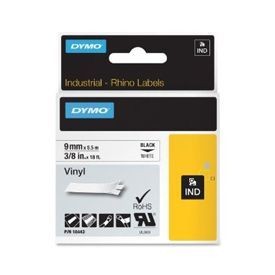 Dymo 18443 9mm White Vinyl Tape