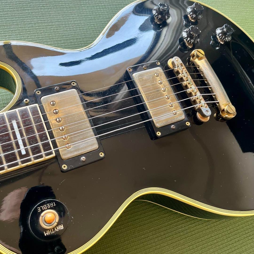 【日本製】Burny RLC-60 Les Paul custom 1980年代 Burny RLC-60 Les Paul Custom MIJ 1980s Vintage Guitar From