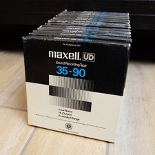 ONE Maxell UD 35-90 Tape   1/4" Reel to Reel 7" Plastic Reel Tape