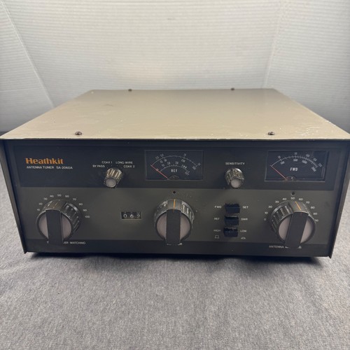 Heathkit SA-2060A Antenna Tuner Vintage Ham Radio HF Power Matcher Parts Repair