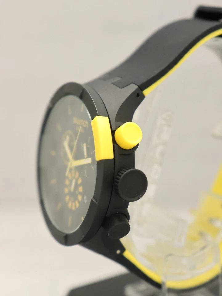 Reloj Hombre SWATCH Swiss Big Bold Checkpoint Amarillo. Foto 4 de 4