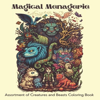 Magical Menagerie Assortment of Creatures and Beasts Coloring Boo