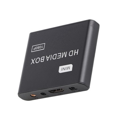 Full HD Mini Box Media Player 1080P Media Player Box Support USB MMC RMVB WT