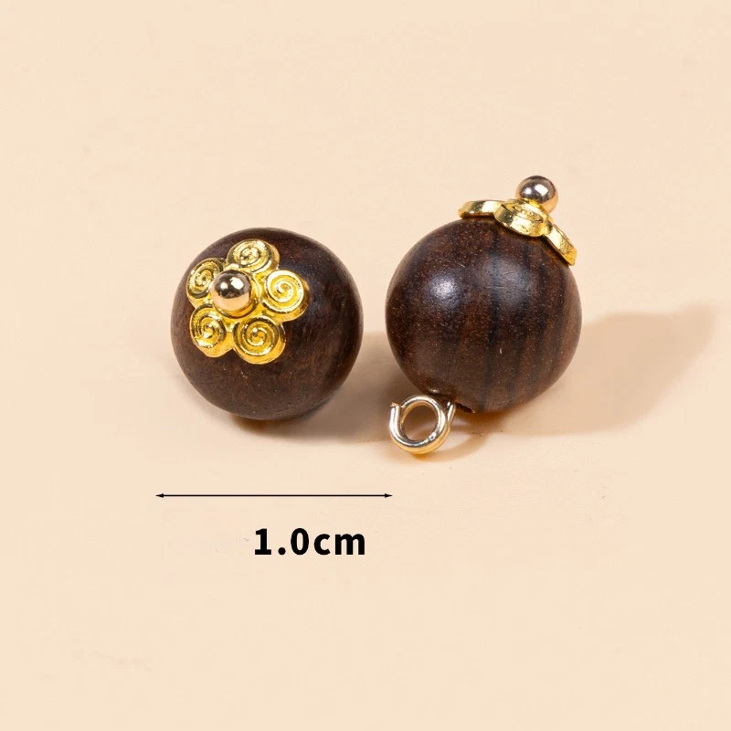 10x Wood Buttons for DIY Cheongsam Dress Tang Suit Button Sewing Accessory China - Image 4 of 4