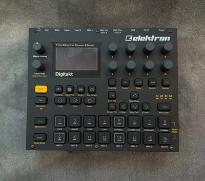 MINT Elektron Digitakt Drum Sampler Sequencer Original Box, Power Cord, Manual