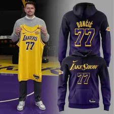 Los Ang.eles Lake.rs Show Luka Doncic Purple Black Hoodie T Shirt