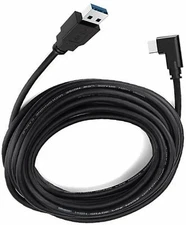 16Ft/5m Link Cable for Oculus Quest 2/3 Type-C 3.2 Angle to USB A Charging Cord
