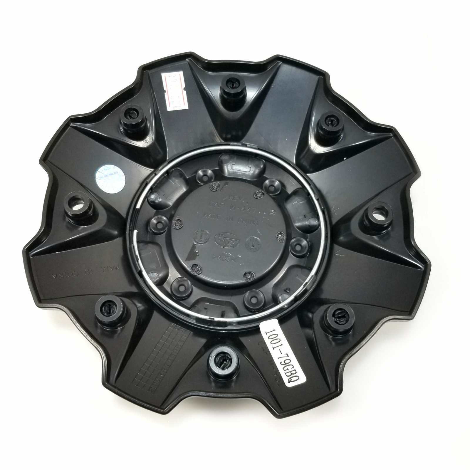 4 Fuel OffRoads Black Center Caps for 5/6/8L Triton D210 Maverick D538