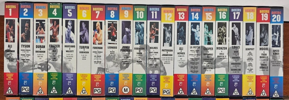 Boxers Marshall Cavendish Collection Volumes 1-60 & Ali The Tribute VHS Tapes - Image 2 of 4
