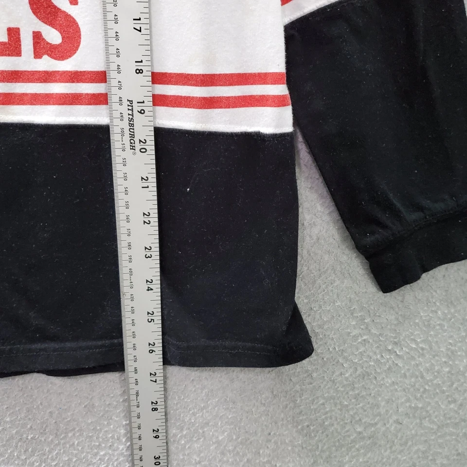 Camiseta Top Grande Negra Floral Chicago Bulls para Mujer Logo Baloncesto Hawaiano LEER Foto 4 de 4