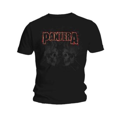 Pantera - Watermarked Skulls Band Band T-Shirt Official Merch