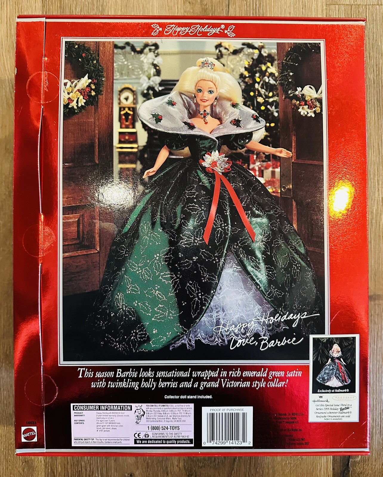 1995 Happy Holidays Special Edition Barbie Mattel NIB