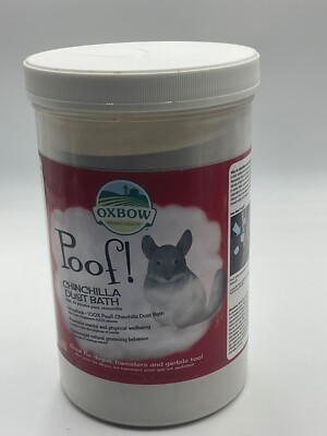 Oxbow POOF! Chinchilla Dust Bath,100% Natural Blue 2.5 Pound (Pack of 1) *Read