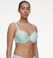 Chantelle 36DD Custom Fit C Jolie Memory Foam T-Shirt Bra 13B6 NWOT Peppermint