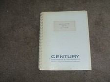 Century Electronics Manuals for 533S and 538V DC Amplifiers