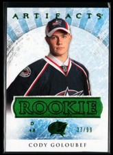 2012-13 Upper Deck Artifacts Emerald #165 Cody Goloubef RC 37/99